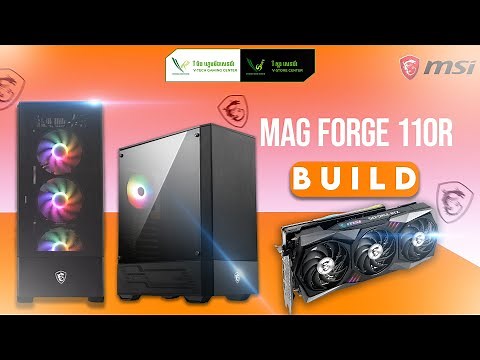 MSI Budget Airflow Case!? | MAG FORGE 110R Black, Easy Gaming PC Build | ID Cooling, 3070Ti, B660M