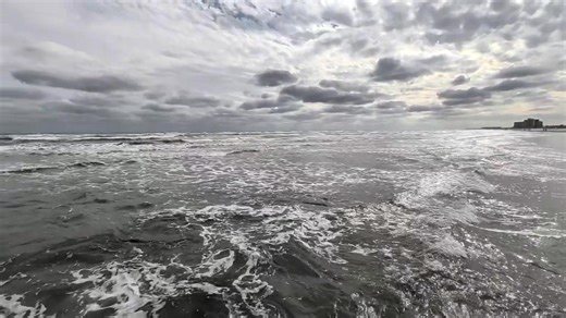 South Jetty this afternoon 🌊🌥️ | Padre Island Madre