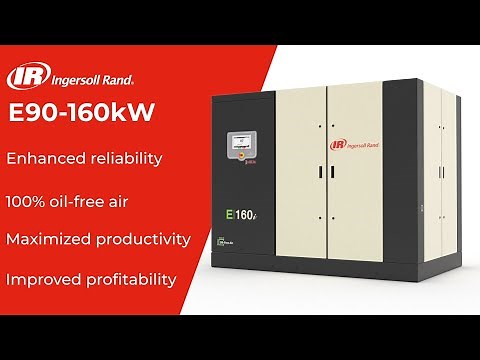 E-Series Oil-Free Rotary Screw Air Compressors 90-160 kW