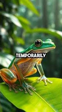 The Frog You Can Literally See Through 😳🐸