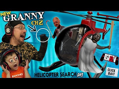 GRANNY has a HELICOPTER!?! FGTeeV Explores NEW Chapter 2 Locations (No Hands Gameplay / Skit)