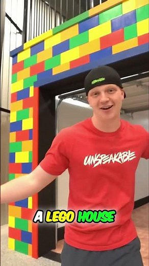 Unspeakable Lego House: Epic Build & Garage Reveal! #shorts