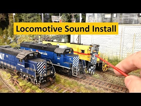 HO Scale Prototype Sound Decoder Install | Boomer Diorama ~ # 245