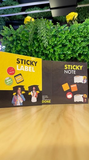 3K views · 68 reactions | Sticky note and sticky label | مكتبة الوسام التعليمية | Facebook