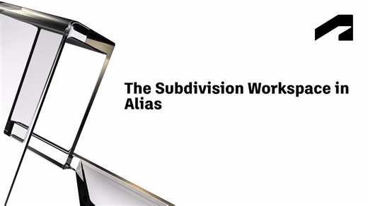 The Subdivision workspace in Alias | Autodesk