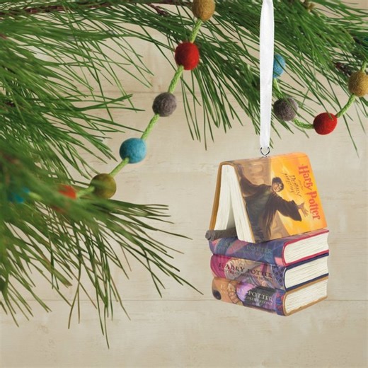 Buy Hallmark Harry Potter Books Christmas Hanging Decoration | Christmas tree decorations | Argos