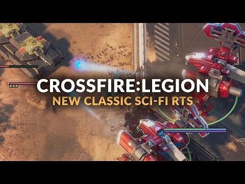 Crossfire: Legion | NEW Sci-FI RTS - Gameplay & Details (Strategy Game 2022)