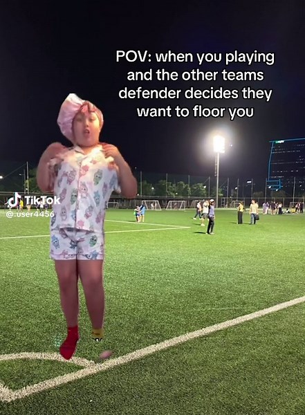 POV: When the Defender Floors You in Football