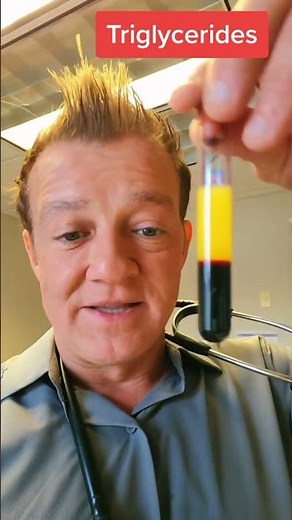 What high triglycerides looks like! What are triglycerides? Elevated cholesterol