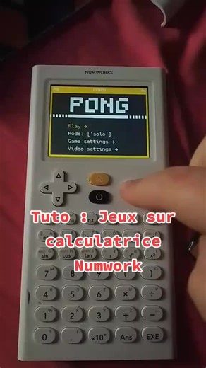 Tuto : Jeux sur calculatrice Numwork