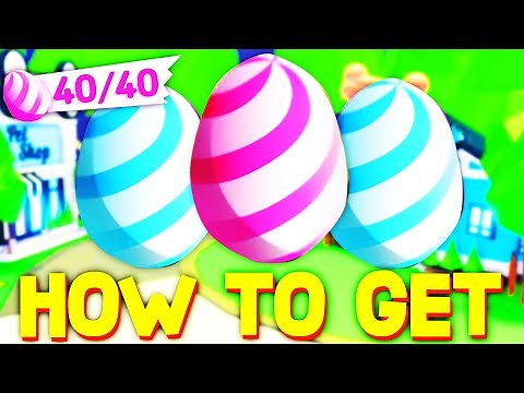 HOW TO GET ALL 40 EGGS in ADOPT ME! (Roblox Adopt Me Egg Locations)