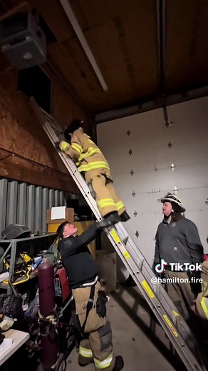 Firefighter Training: Mastering Ladder Slides