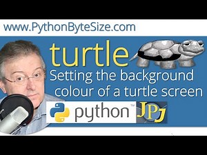 Setting the background color of a Python turtle screen
