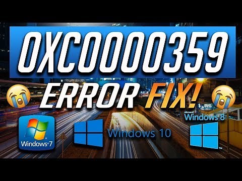 How to Fix 0xc0000359 Error in Windows 10/8/7 - [2025 Tutorial]