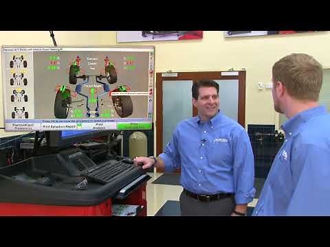 Setting vehicle toe with Hunter Engineering's WinToe® alignment software