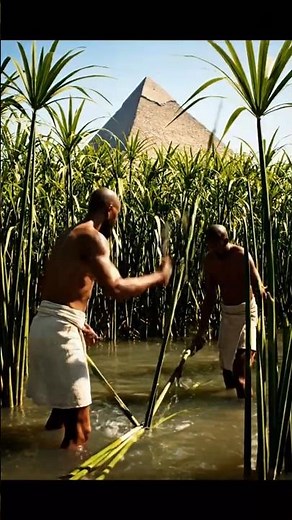 The World’s First Paper 📜How Ancient Egyptians Made Papyrus #AncientEgypt #Papyrus #EgyptianHistory