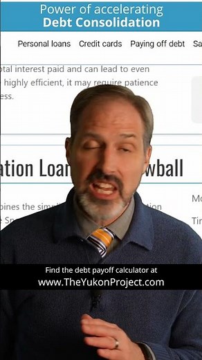 Accelerating debt payoff by using debt consolidation - FASTER THEN SNOWBALL METHOD!