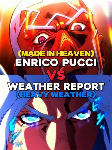 Enrico Pucci(MIH) Vs Weather Report(Heavy Weather) #edit #anime #jojo #weatherreport #pucci #vs
