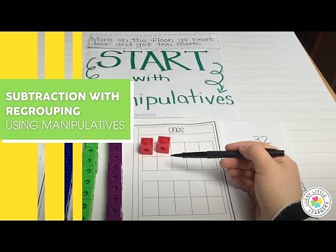 Subtraction with Regrouping Using Manipulatives