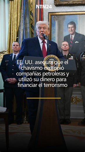 NTN24 on Instagram: "El asesor de seguridad nacional de la Casa Blanca, Stephen Miller, respaldó este miércoles la decisión del presidente Donald Trump de declarar al régimen de Nicolás Maduro como organización terrorista extranjera y ordenar un bloqueo total de buques petroleros sancionados que entren y salgan de Venezuela, medida que marca un nuevo capítulo en las relaciones entre ambos países. Informa @rmacedonio_tv"