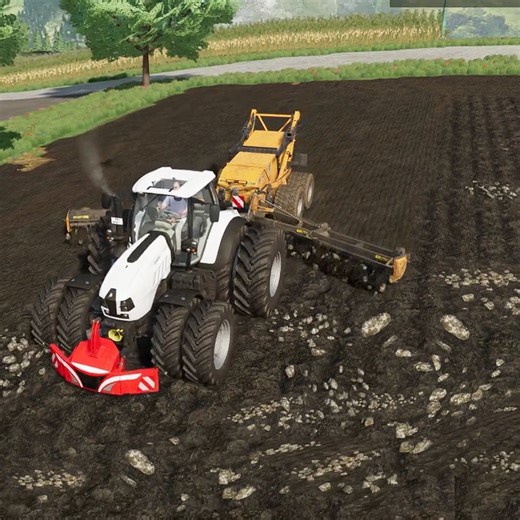 How to Pick up Stones? Tractor: Lamborghini Mach 230 VRT Stone Picker: ELHO Scorpio 710 Map: Map: The Another World Game: Farming Simulator 22 #FarmingSimulator22 #NewHolland #T8Genesis #Tractor #StonePicker #FS22 | Mazarat Gaming