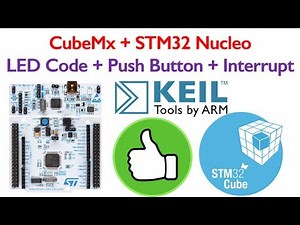 STM32 Nucleo Tutorial 2- Interrupt, PUSH Button and LED code generation using STM32CubeMx