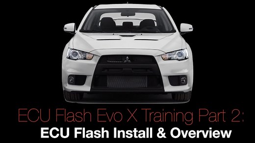 Evo X Ecu Flash Training Course Part 2: ECU Flash Install & Overview   - ECU Flash Training: Mitsubishi Evo X - Evans Performance Academy