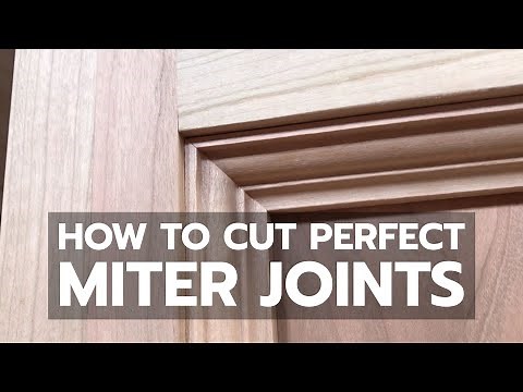 PERFECT MITER JOINTS - Watch Detailed Tutorial and Learn How to Cut Them