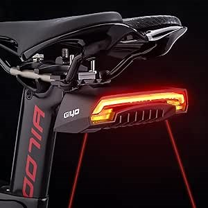 Amazon.com : Bike Tail Light Rechargeable with Turn Signals - Laser Drive LED Bike Rear Light - IPX4 Waterproof Smart Bicycle Brake Light for Safer Cycling (USB Cable Included) : Sports & Outdoors