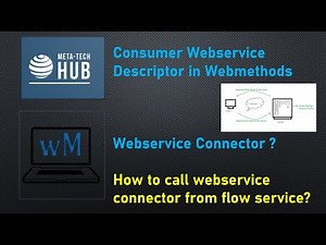Webservices in webmethods | Consumer Web service descriptor | Web service connector