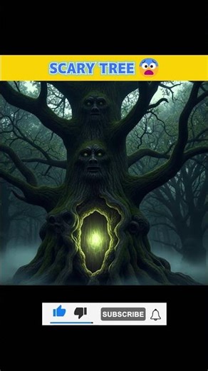 Scary Tree in the Forest 😱🌲