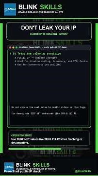 Show Your Public IP Fast with PowerShell #Shorts