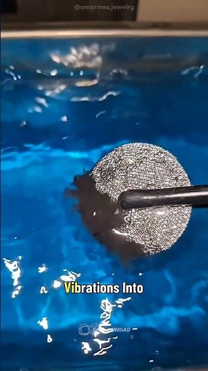 This Ultrasonic Cleaner Makes Jewelry Shine Like NEW in Seconds! #ViralScience #SatisfyingShorts