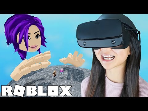 VR Hands with a VR Headset on Roblox! 🤗
