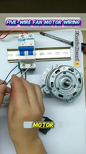 2.3M views · 23K reactions | How to Wire a Five-Wire Fan Motor (Simple Guide)⚡️ Like❣️ comments Share . #motor #motors #electricmotor #motorconnection #motorrotation #motortesting #diyelectrical #electrical #electrician #electricians #electricalwork #electricalworks #electricalstudent #electricalstudents #electricalengineering #electricalengineer #electricaltips #Electricalwiring | WA Electronics 2.0 | Facebook