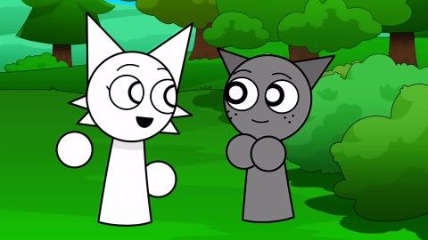 The curse of Sprunki (cartoon animation)