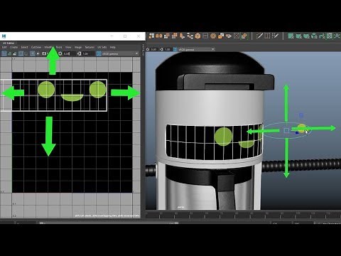 Maya: Rigging a UV Projection Control