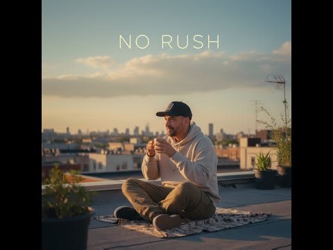 slick paci - no rush (lyrics video) [melodic chill rap]
