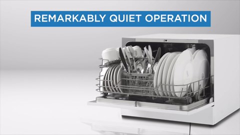 Danby DDW631SDB Countertop Dishwasher, Stainless Steel