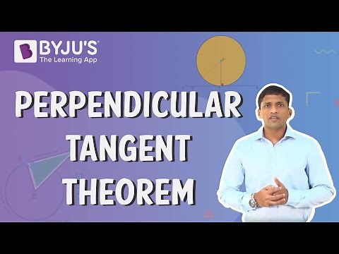 Perpendicular Tangent Theorem | Learn with BYJU'S