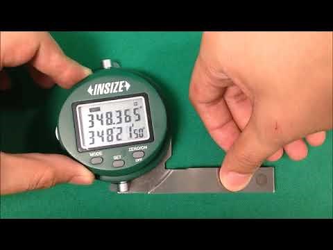 Insize 2172 Series Digital Protractor Basic Operation - Cutwel TV