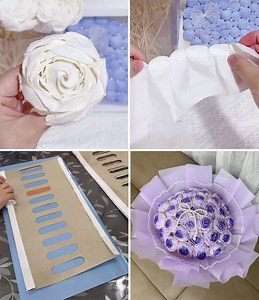 25K views · 604 reactions | Easy DIY Paper Flower Bouquet Ideas :) | Simple Crafts | Facebook