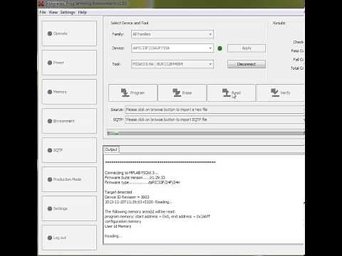 Read HEX with Mplab IPE