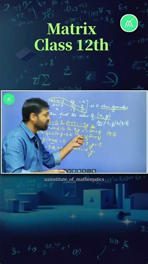 Skew Symmetric Matrix Explained | Easy Concept & Examples | JEE & Boards Preparation