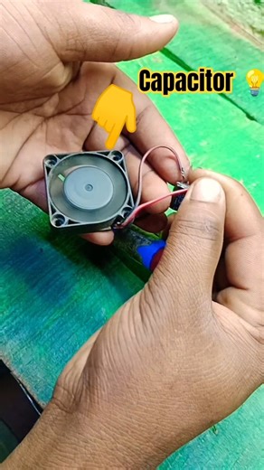 DC motor capacitor फीर देखो 🚀#youtubeshorts #experiment #diy #shortvideo