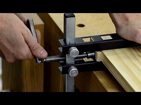 How to Glue Up a Table Panel with Panel Clamps + Giveaway!