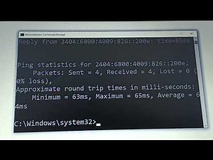 how to find ip address of any website using command prompt