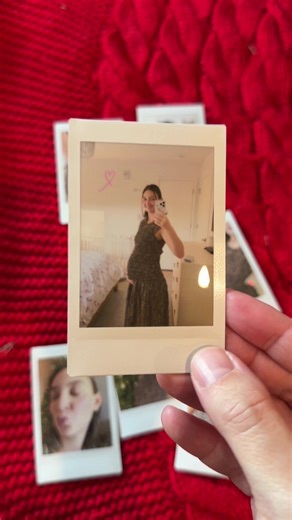 Making sure to document my pregnancy with my @Instax mini Link 3 printer! #instaxpartner #printedwithinstax