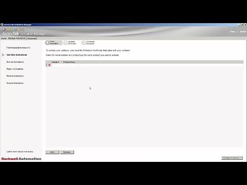 How to Activate Software Using FactoryTalk Activation
