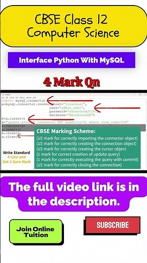 Computer Science Class 12 Sample Paper 2025-26 Solutions #shorts #youtubeshorts #shortsviral